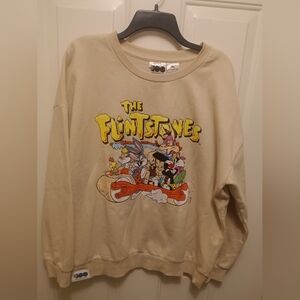 The Flintstones/Looney Tunes Graphic Sweatshirt Great Condition